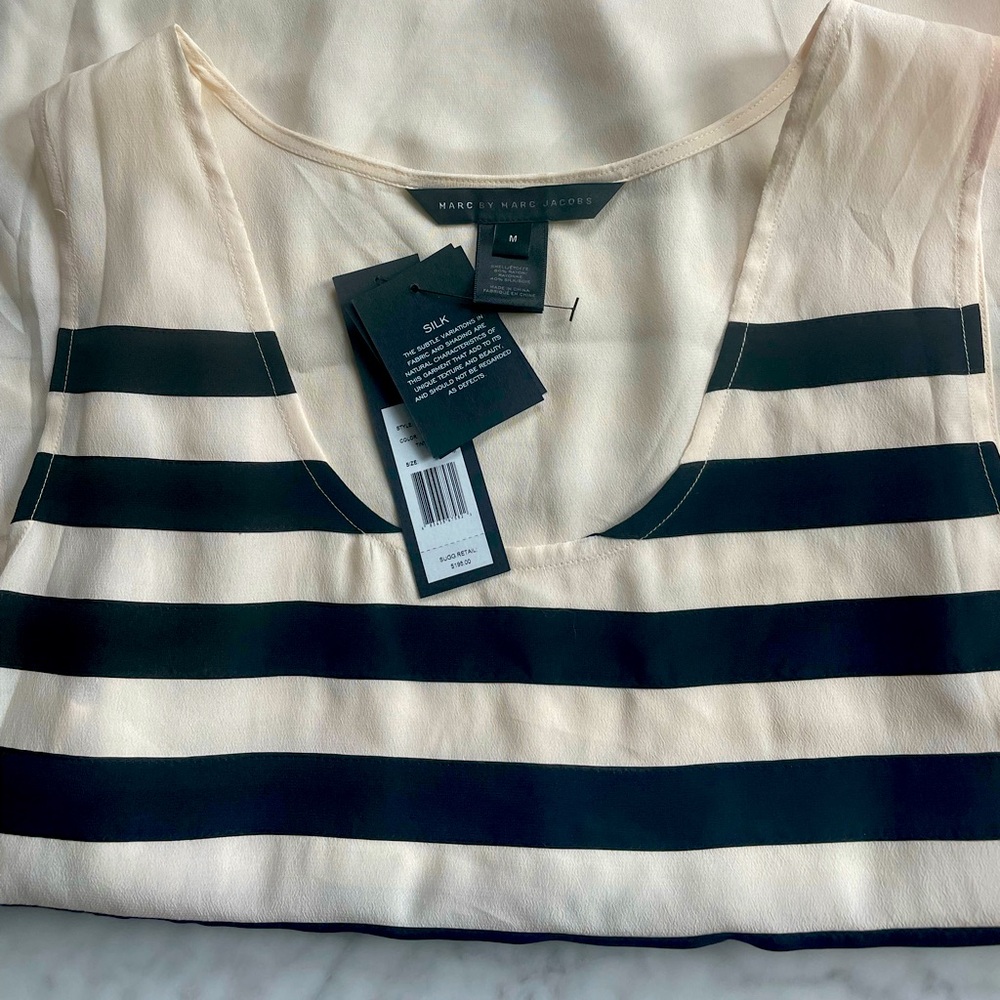 NWT Marc by Marc Jacobs silk tank